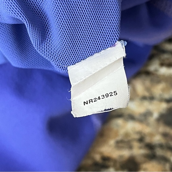 Zella Blue Full Zip Jacket Women’s 6 | Athletic Mock Neck Thumbhole Athleisure - Picture 11 of 12